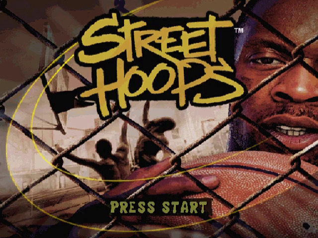 Street Hoops title screen for Gamecube