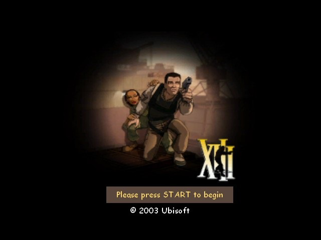 XIII title screen for Gamecube