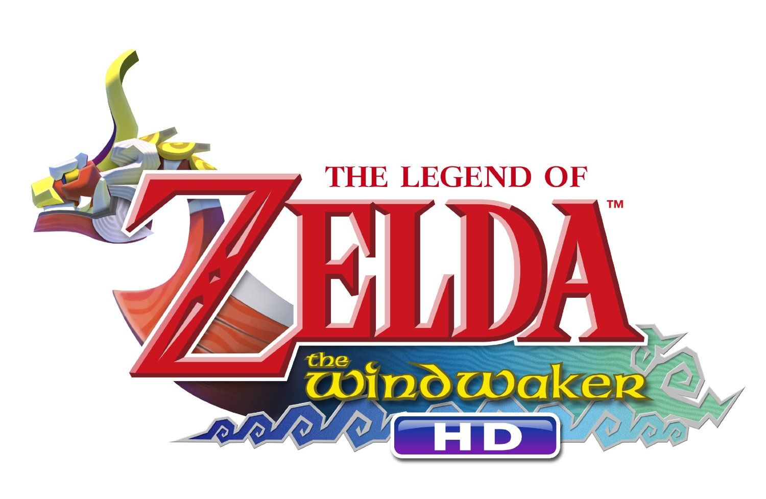 Zelda Wind Waker title screen for Gamecube