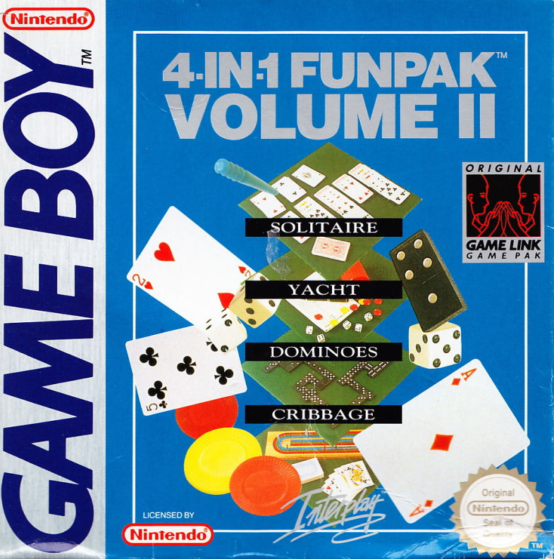 4-in-1 Funpak: Volume II box art for GameBoy