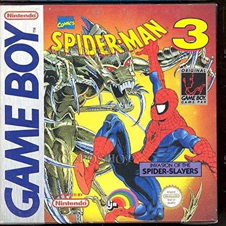 Spiderman 3 box art for GameBoy