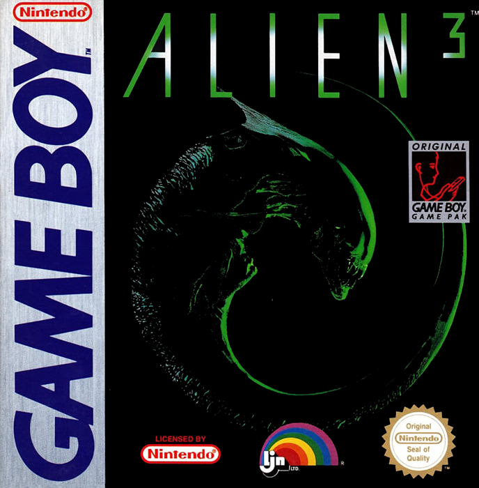 Alien 3 box art for GameBoy