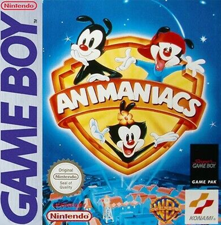 Animaniacs box art for GameBoy