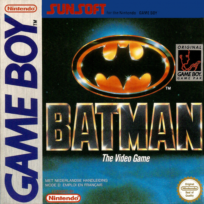 Batman: The Video Game box art for GameBoy