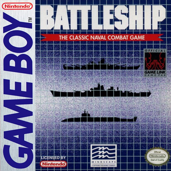 Battleship box art for GameBoy