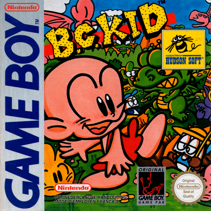 B.C. Kid box art for GameBoy
