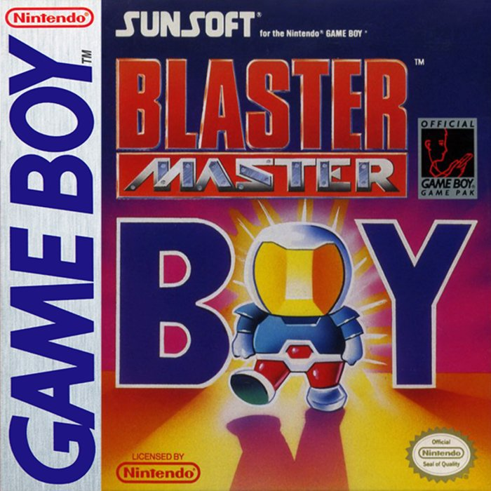 Blaster Master Boy box art for GameBoy
