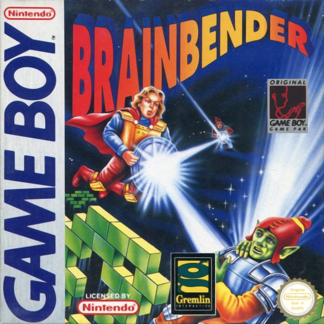 Brainbender box art for GameBoy