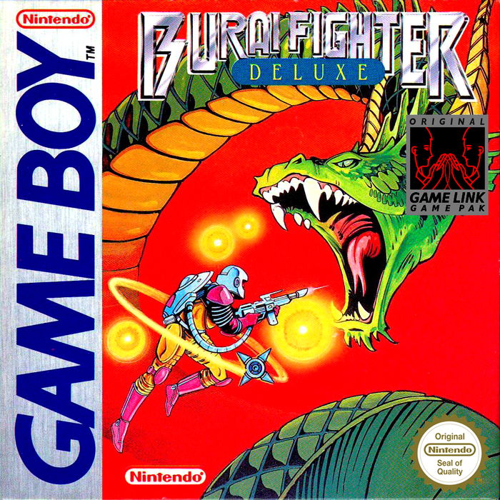 Burai Fighter Deluxe box art for GameBoy