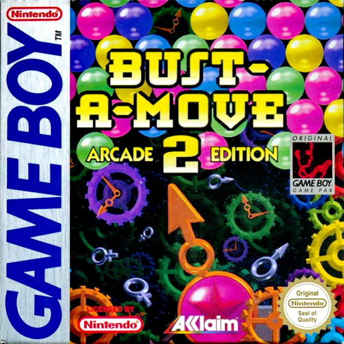 Bust-a-Move 2 Arcade Edition box art for GameBoy