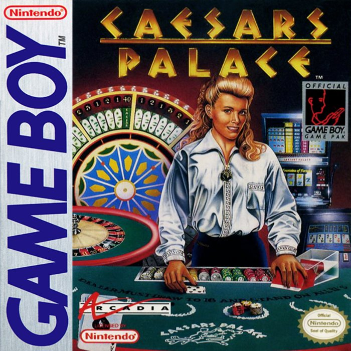 Caesars Palace (Arcadia) box art for GameBoy