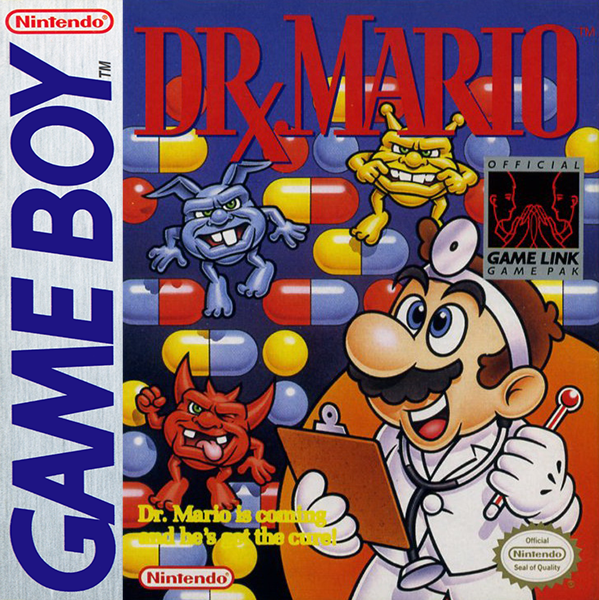 Dr. Mario [Player's Choice] box art for GameBoy