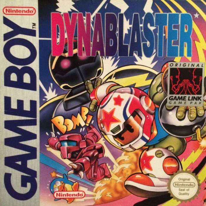 Dynablaster box art for GameBoy