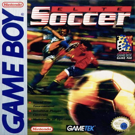 Elite Soccer box art for GameBoy
