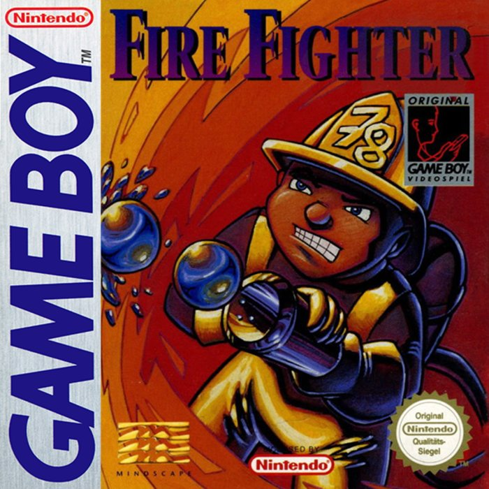 Fire Fighter box art for GameBoy