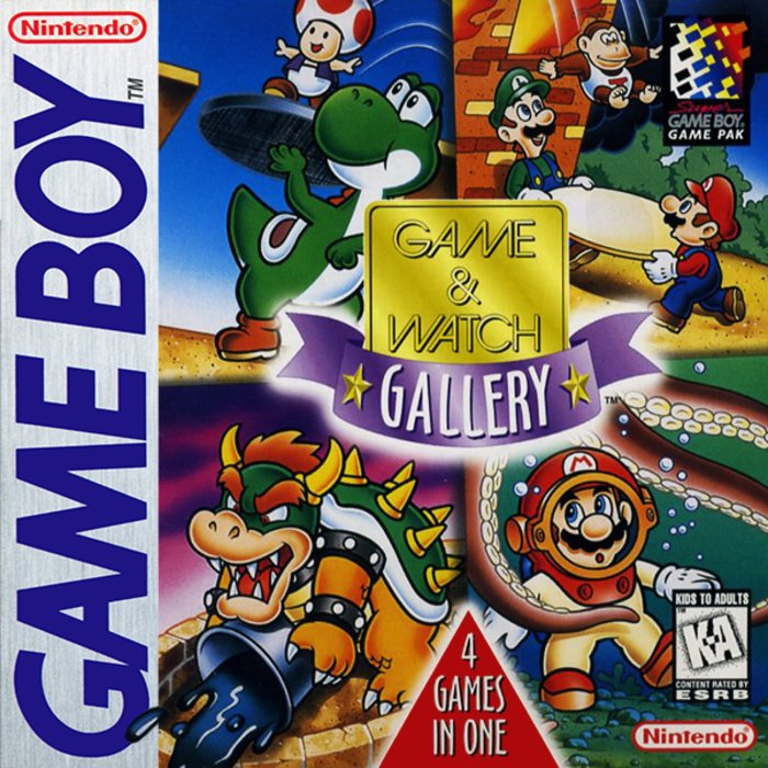 Game and Watch Gallery box art for GameBoy