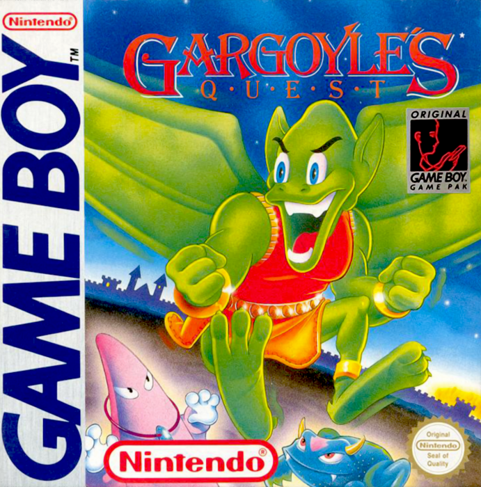 Gargoyle's Quest box art for GameBoy