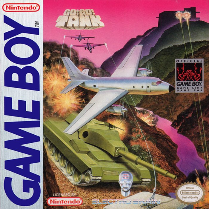 Go Go Tank box art for GameBoy