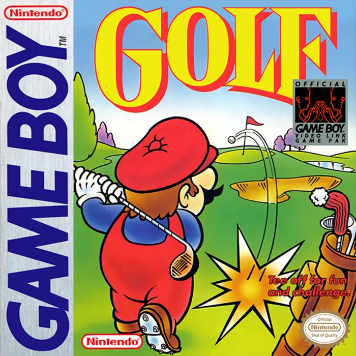 Golf box art for GameBoy