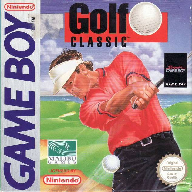 Golf Classic box art for GameBoy