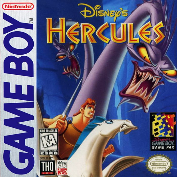 Hercules box art for GameBoy