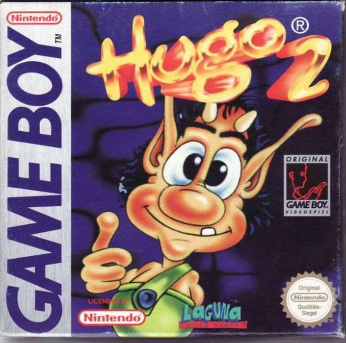 Hugo 2 box art for GameBoy