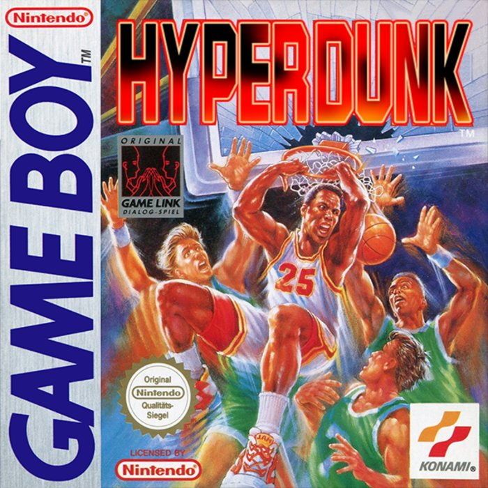 Hyperdunk box art for GameBoy