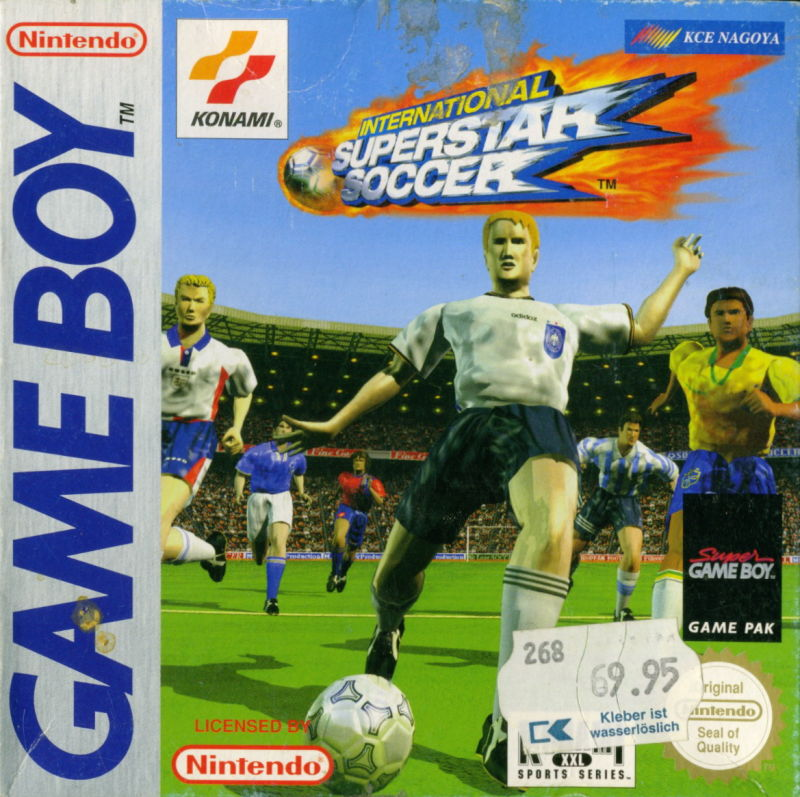 International Superstar Soccer box art for GameBoy