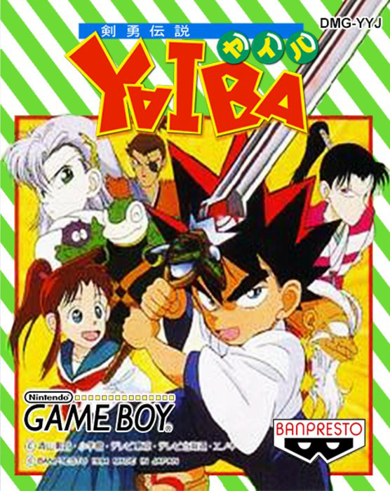 Kenyuu Densetsu Yaiba box art for GameBoy