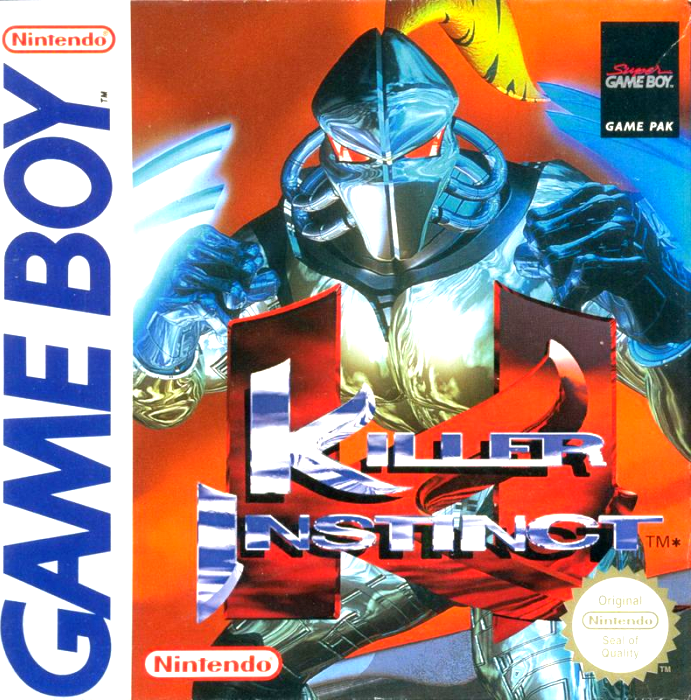Killer Instinct box art for GameBoy