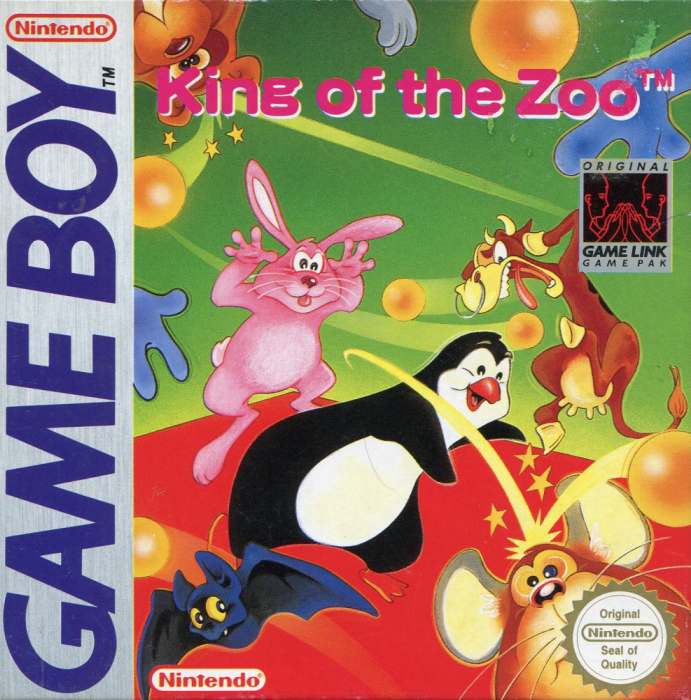 King of the Zoo box art for GameBoy