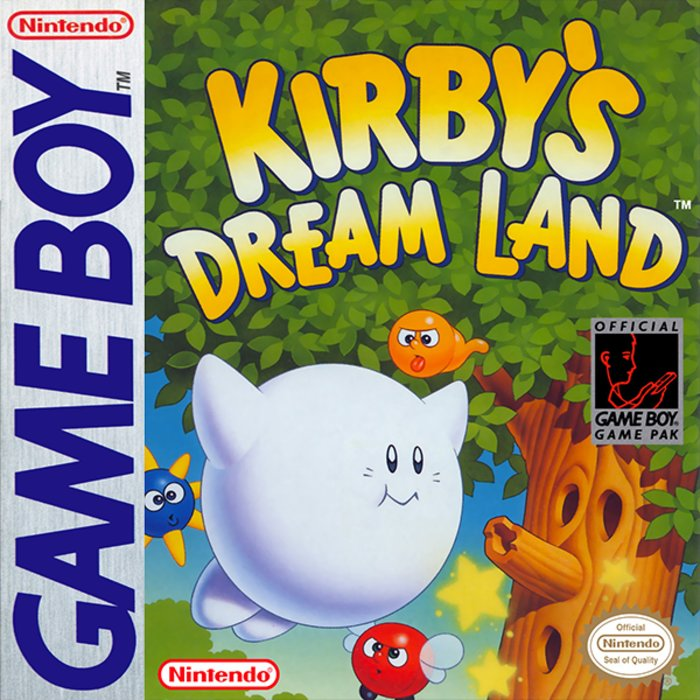 Kirby's Dream Land [Player's Choice] box art for GameBoy