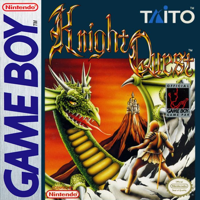 Knight Quest box art for GameBoy