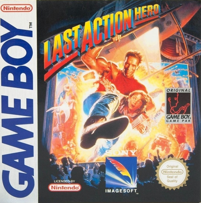 Last Action Hero box art for GameBoy