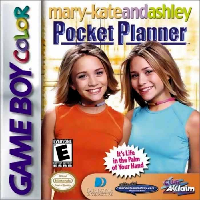 Mary-Kate And Ashley: Pocket Planner box art for GameBoy