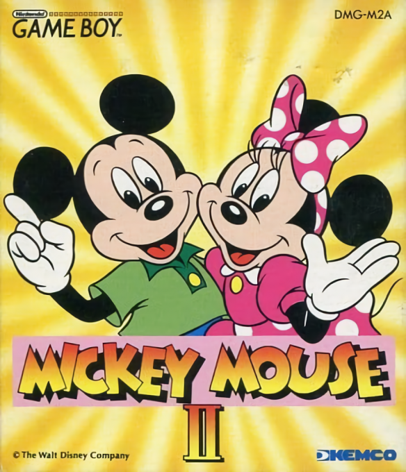 Mickey Mouse II box art for GameBoy
