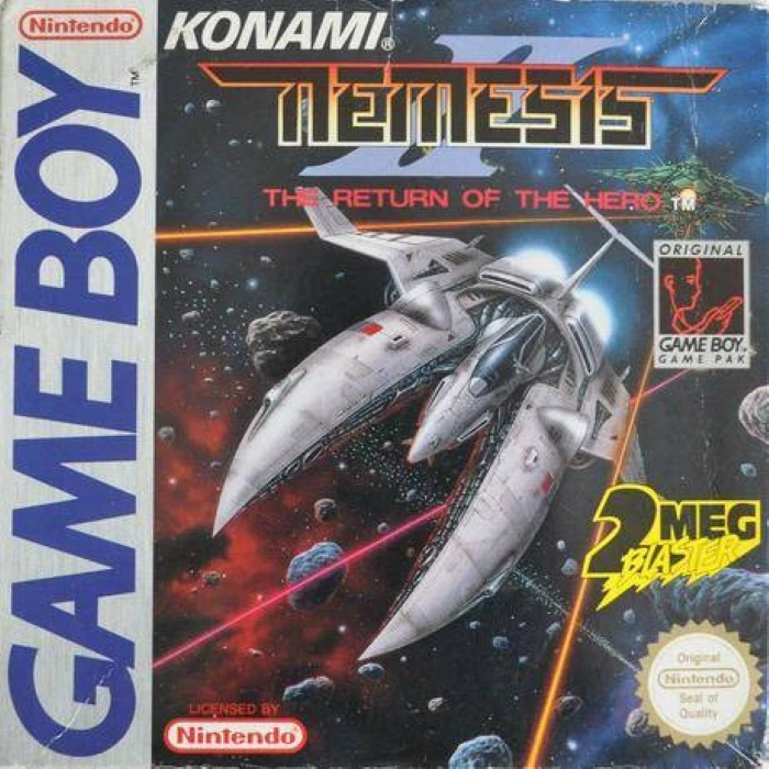 Nemesis II box art for GameBoy