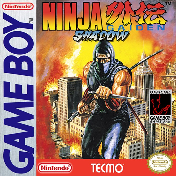 Ninja Gaiden Shadow box art for GameBoy