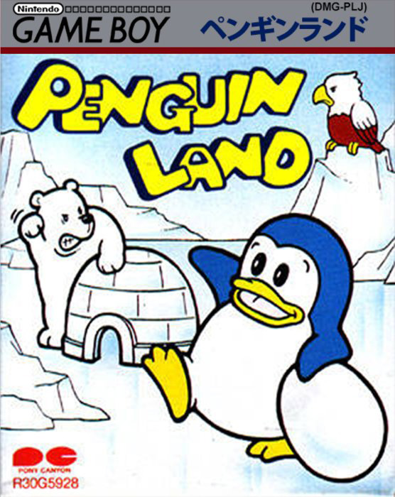 Penguin Land box art for GameBoy