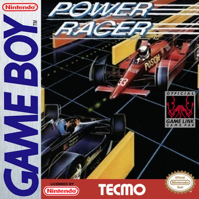 Power Racer box art for GameBoy