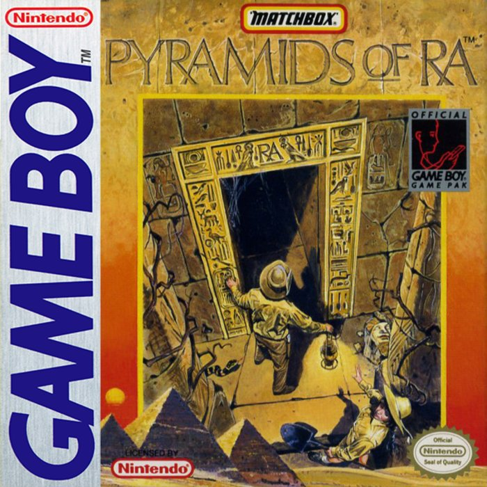 Pyramids of Ra box art for GameBoy
