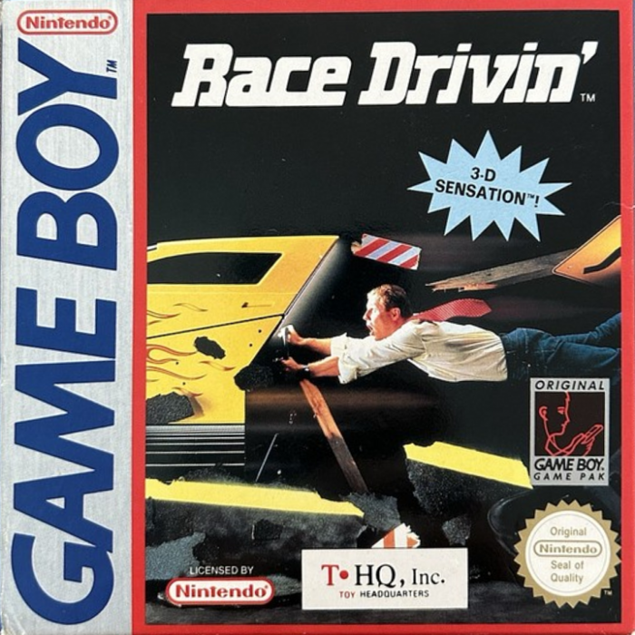 Race Drivin box art for GameBoy