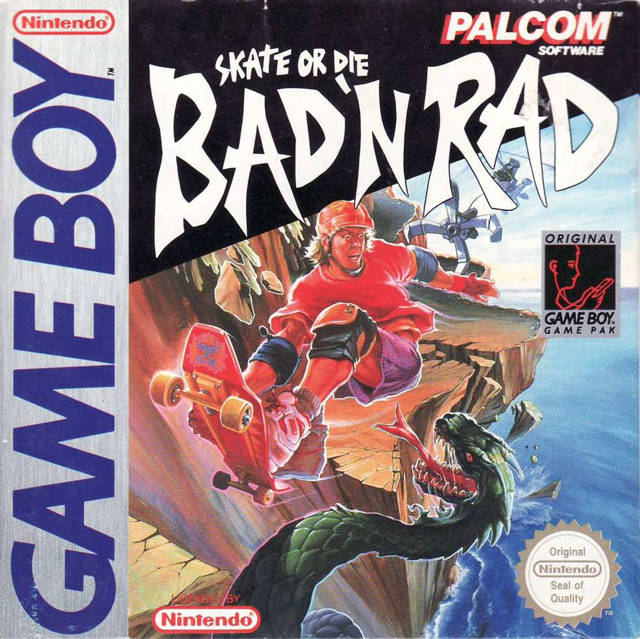 Skate or Die: Bad 'N Rad box art for GameBoy