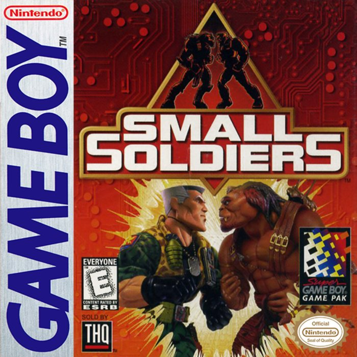Small Soldiers box art for GameBoy