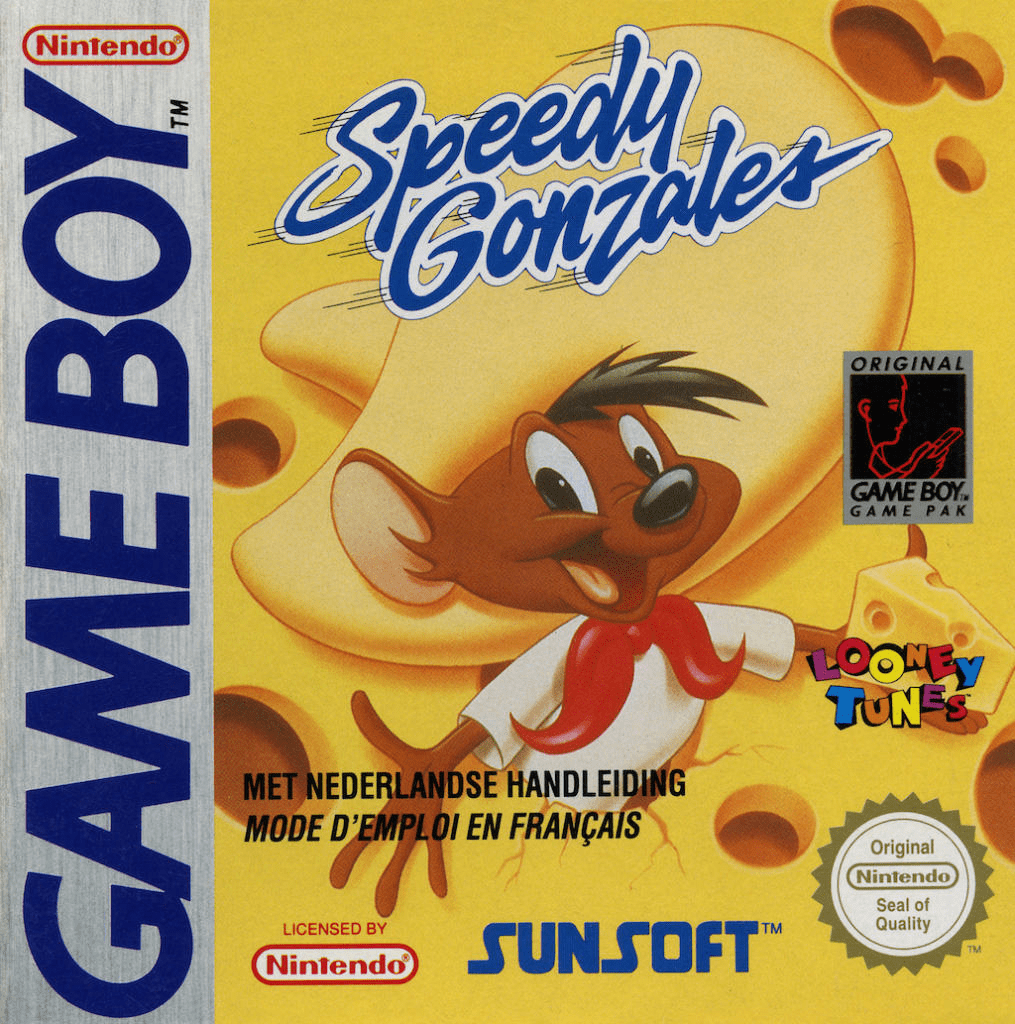 Speedy Gonzales box art for GameBoy