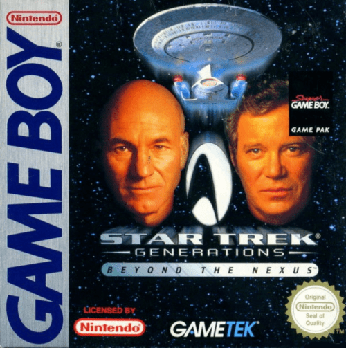 Star Trek Generations: Beyond the Nexus box art for GameBoy