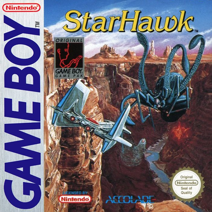StarHawk box art for GameBoy