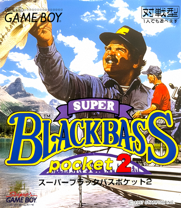 Super Black Bass Pocket 2 box art for GameBoy