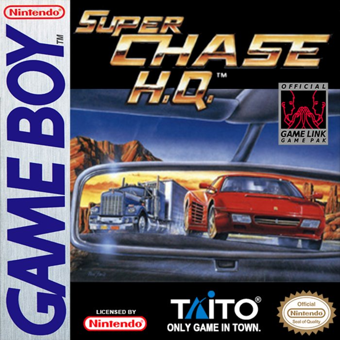 Super Chase HQ box art for GameBoy