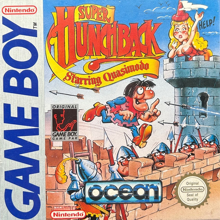 Super Hunchback box art for GameBoy